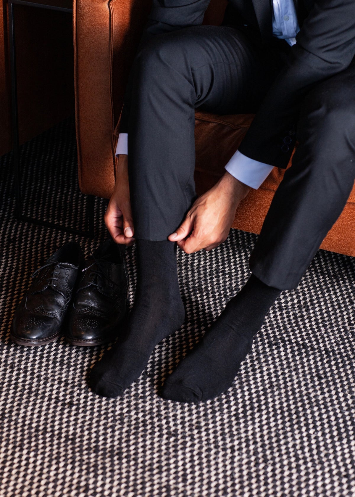 NUDUS Men’s Super Soft Bamboo Dress Socks 5-Pair Gift Box