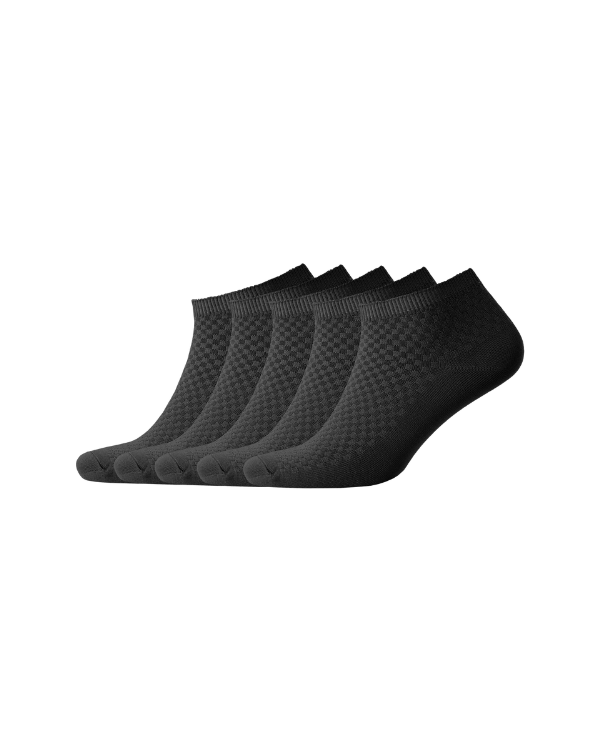 Men's Bamboo Ankle Trainer Socks – 6-11 UK, Antibacterial, Super Soft, Breathable – 6 Or 12 Pairs