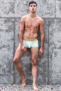 Yellow, Pink, Mint and Blue NUDUS Men's Bamboo Trunks - Double Pouch - Pack of 4 - Gift Box