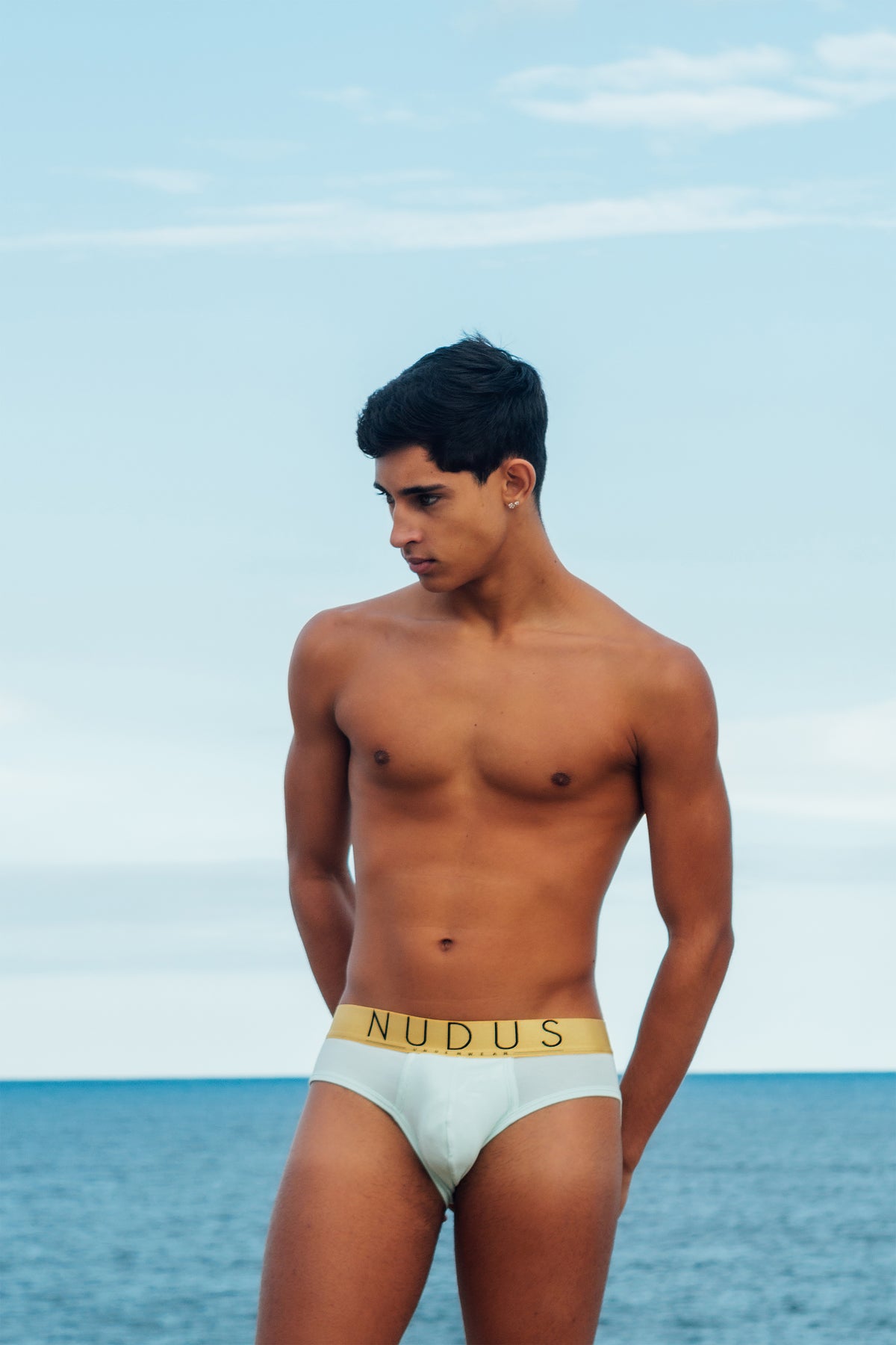 NUDUS Men's Bamboo Briefs - Double Pouch - Pack of 4 - Gift Box