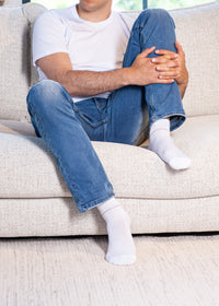 NUDUS Men’s Super Soft Bamboo Quarter Socks 5-Pair Gift Box