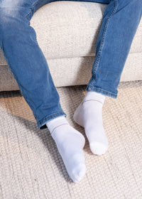NUDUS Men’s Super Soft Bamboo Ankle Socks 5-Pair Gift Box