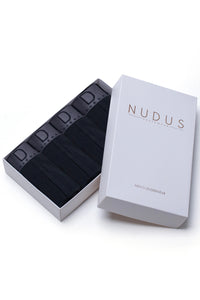 NUDUS Men's Modal Briefs - Fly Opening - Pack of 4 - Gift Box