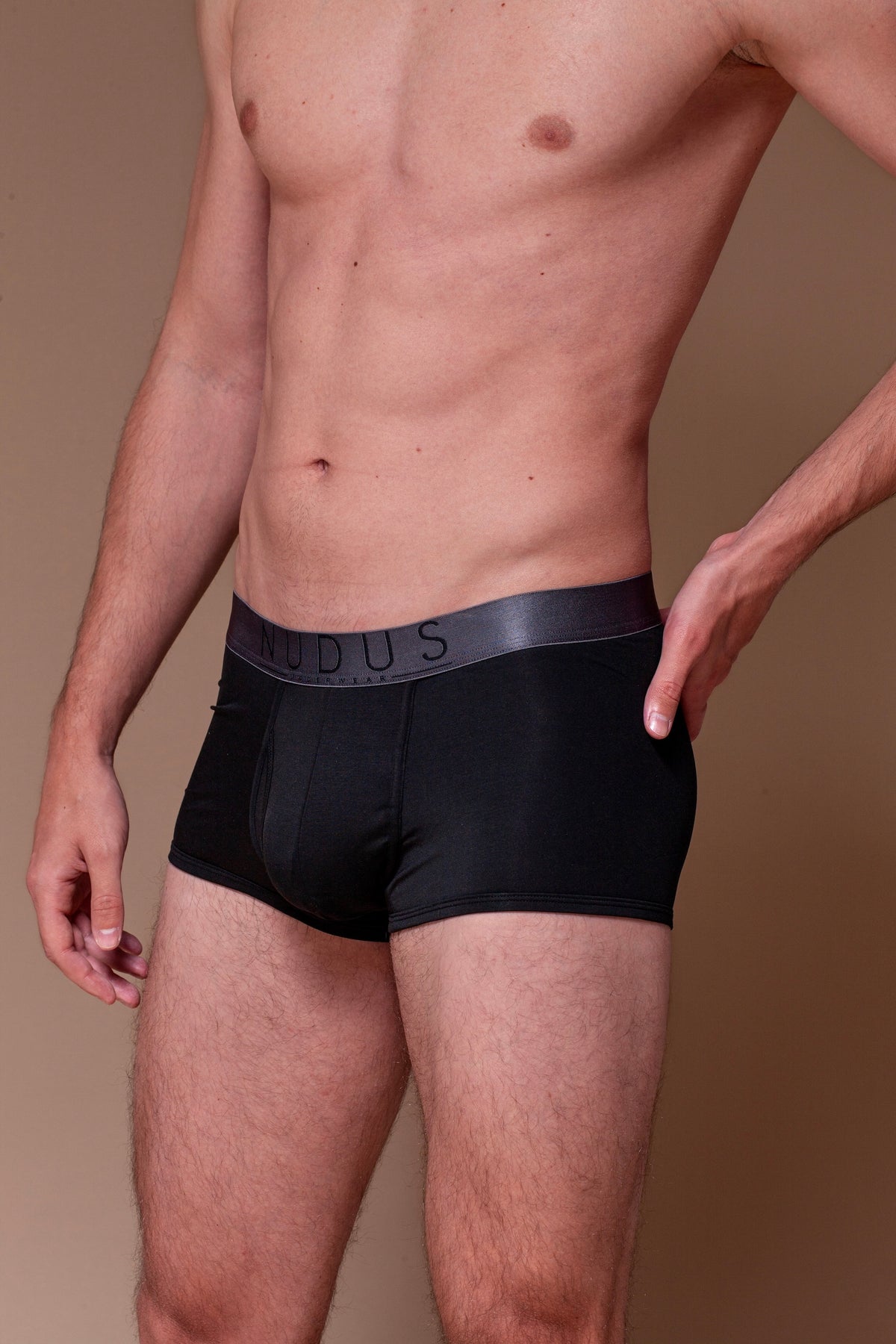 NUDUS Men's Modal Trunks - Fly Opening - Pack of 4 - Gift Box