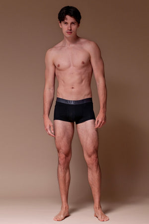 NUDUS Men's Modal Trunks - Fly Opening - Pack of 4 - Gift Box