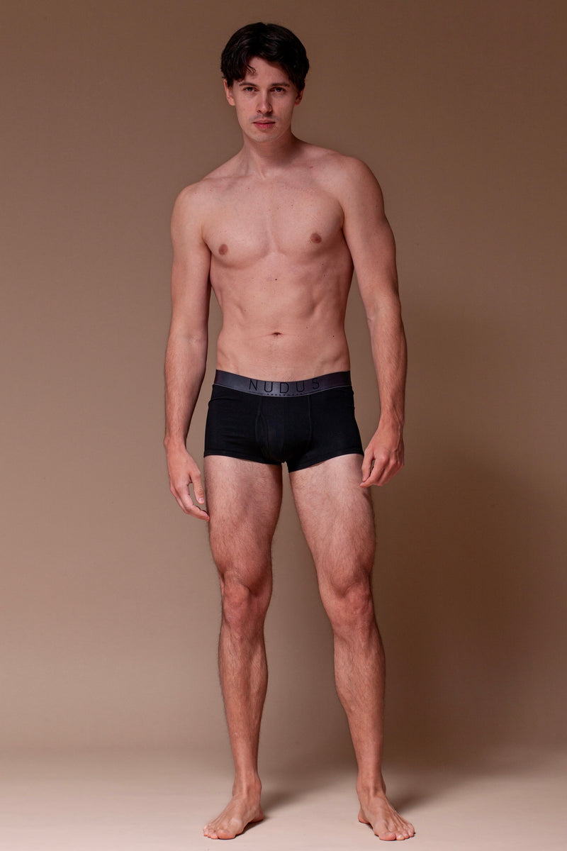NUDUS Men's Modal Trunks - Fly Opening - Pack of 4 - Gift Box