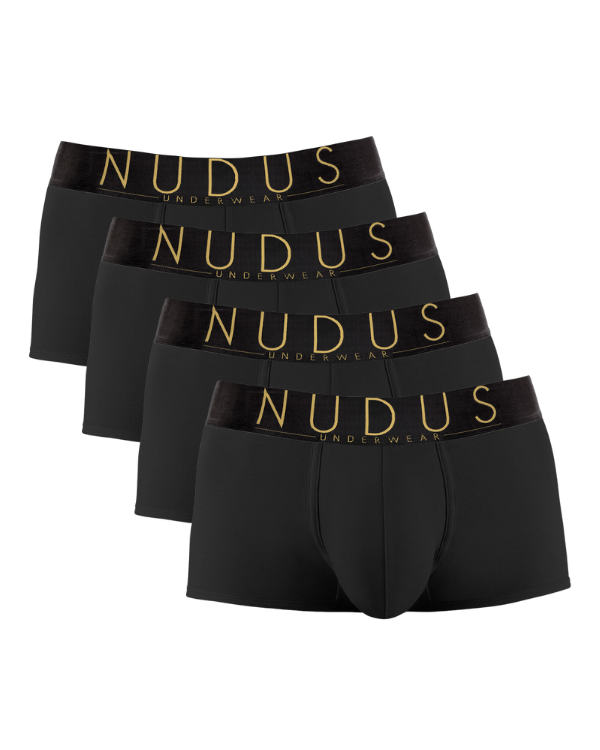 NUDUS Men's Cotton Trunks - Pack of 4 - Gift Box