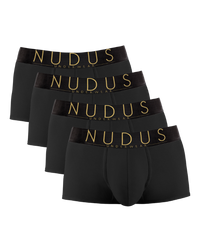 NUDUS Men's Cotton Trunks - Pack of 4 - Gift Box