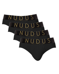 NUDUS Men's Cotton Briefs - Pack of 4 - Gift Box