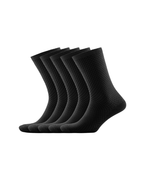 NUDUS Men’s Bamboo Dress Socks 5-Pair Gift Box