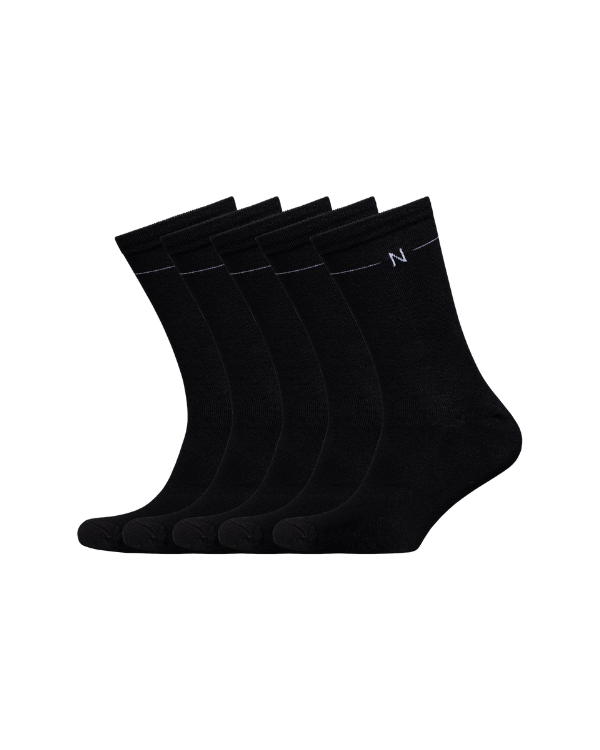 NUDUS Men’s Super Soft Bamboo Dress Socks 5-Pair Gift Box