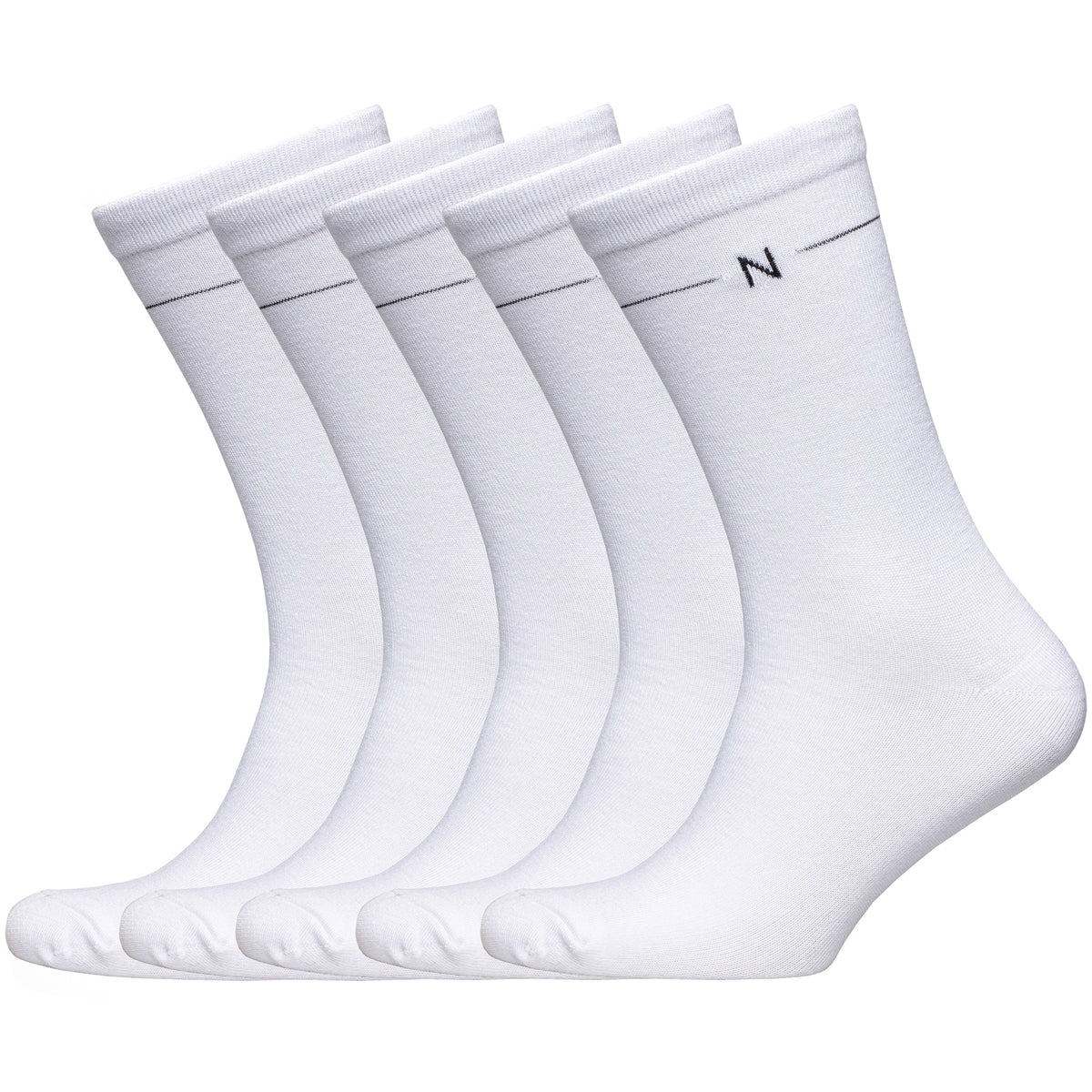 NUDUS Men’s Super Soft Bamboo Dress Socks 5-Pair Gift Box