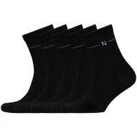 NUDUS Men’s Super Soft Bamboo Quarter Socks 5-Pair Gift Box