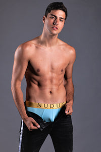 NUDUS Men's Bamboo Boxer Briefs - Double Pouch - Pack of 4 - Gift Box