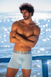 NUDUS Men's Cotton Boxer Briefs - Pack of 4 - Gift Box