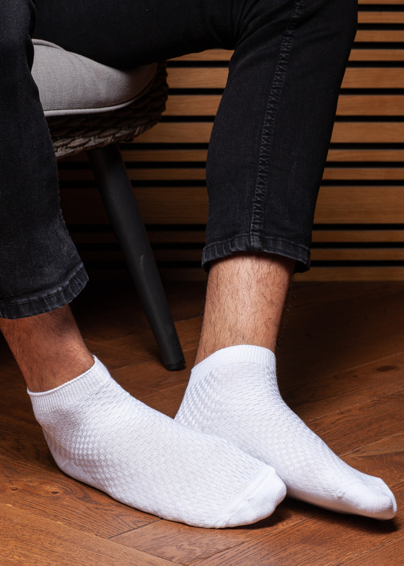NUDUS Men’s Bamboo Ankle Socks 5-Pair Gift Box